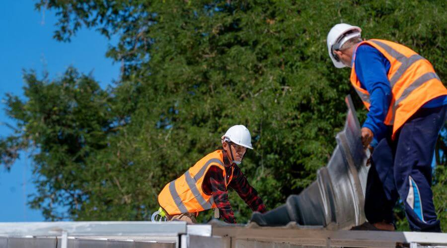 Roof repair in Streetman, TX
